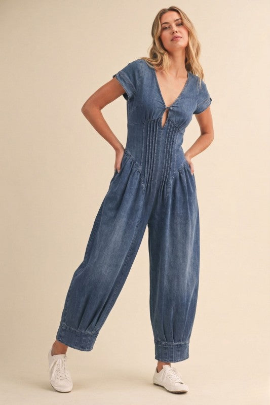 ELAN DENIM JUMPSUIT