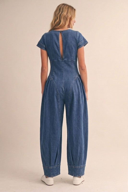 ELAN DENIM JUMPSUIT
