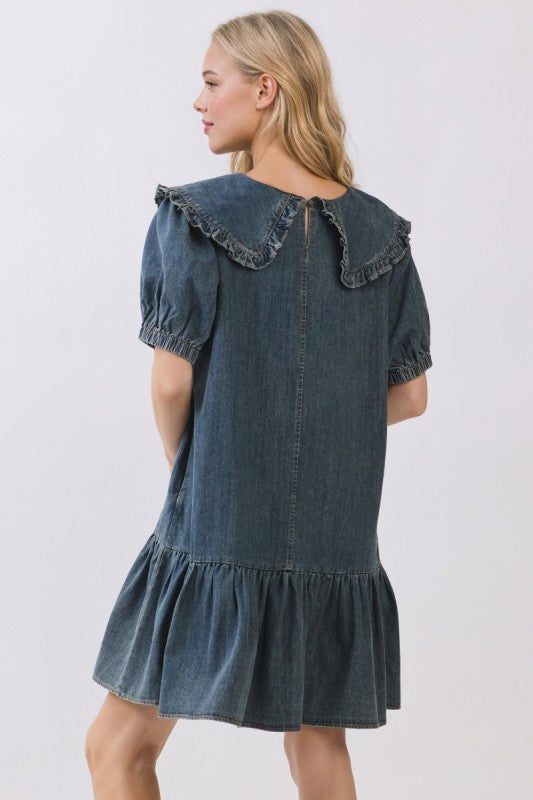 THE COLETTE DENIM DRESS